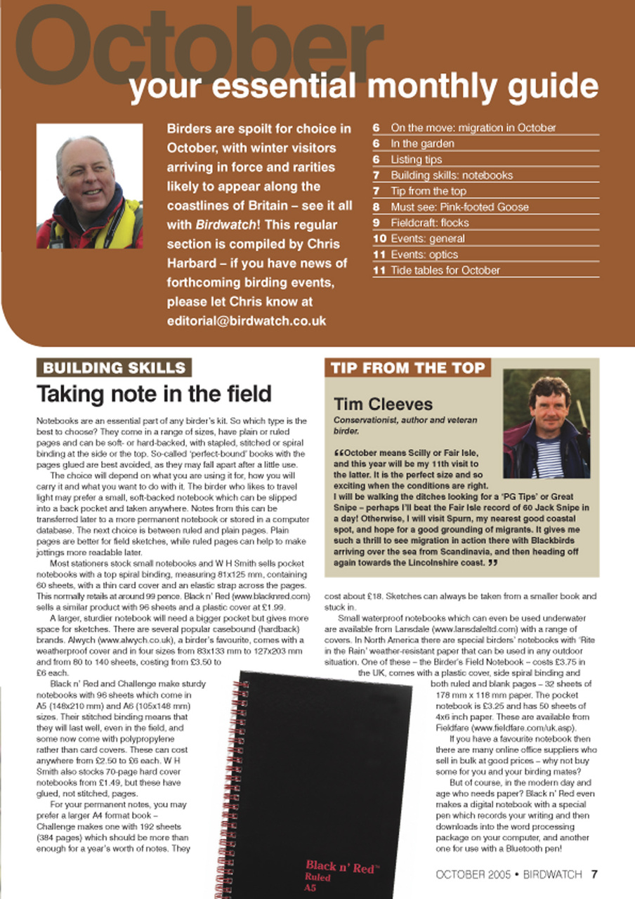 Birdwatch Magazine Preview Pages