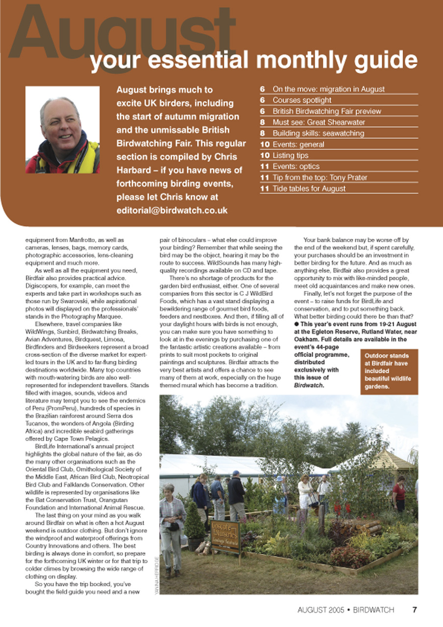 Birdwatch Magazine Preview Pages