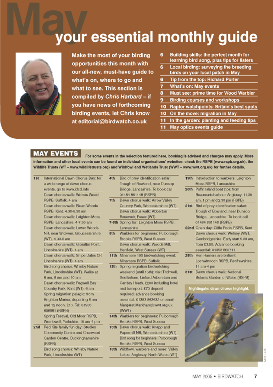 Birdwatch Magazine Preview Pages