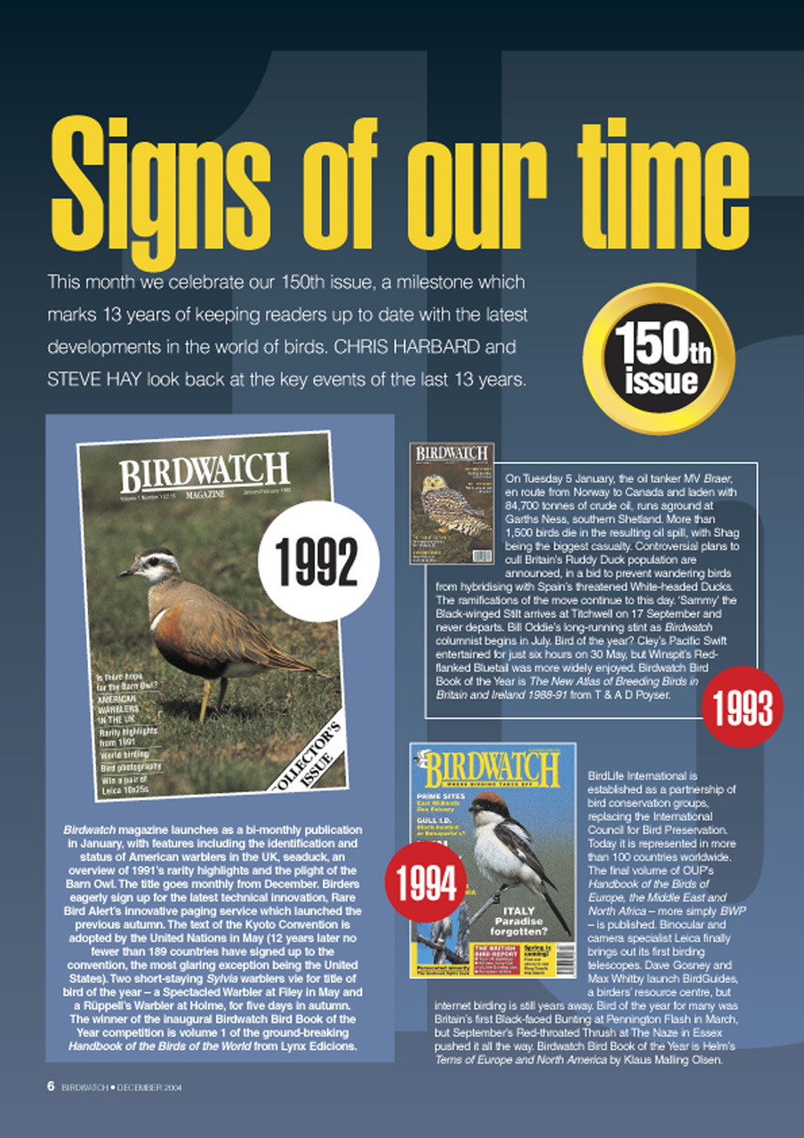 Birdwatch Magazine Preview Pages