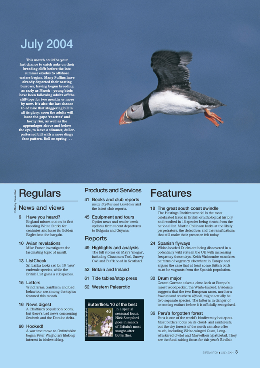 Birdwatch Magazine Preview Pages