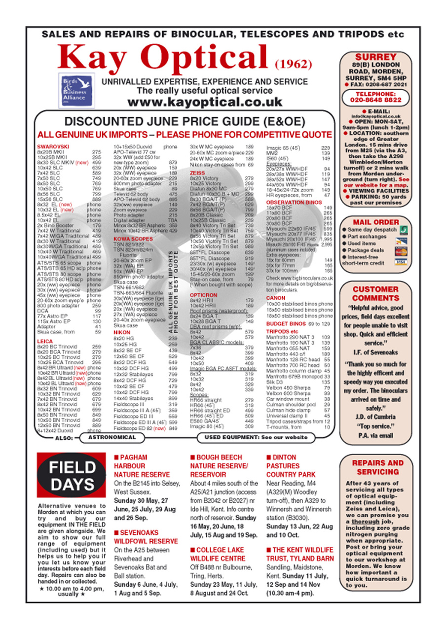 Birdwatch Magazine Preview Pages