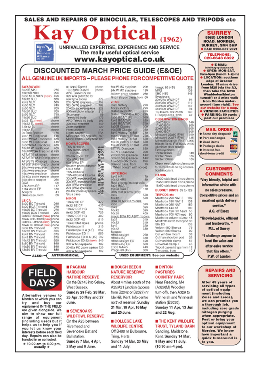 Birdwatch Magazine Preview Pages