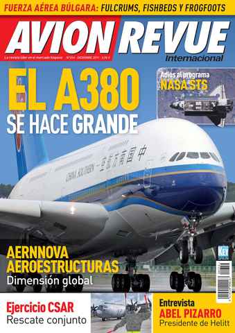 Avion Revue Internacional issue Numero 354 Diciembre 2011