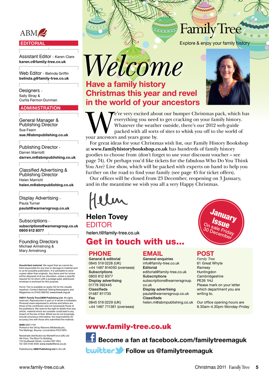 Family Tree Preview Pages