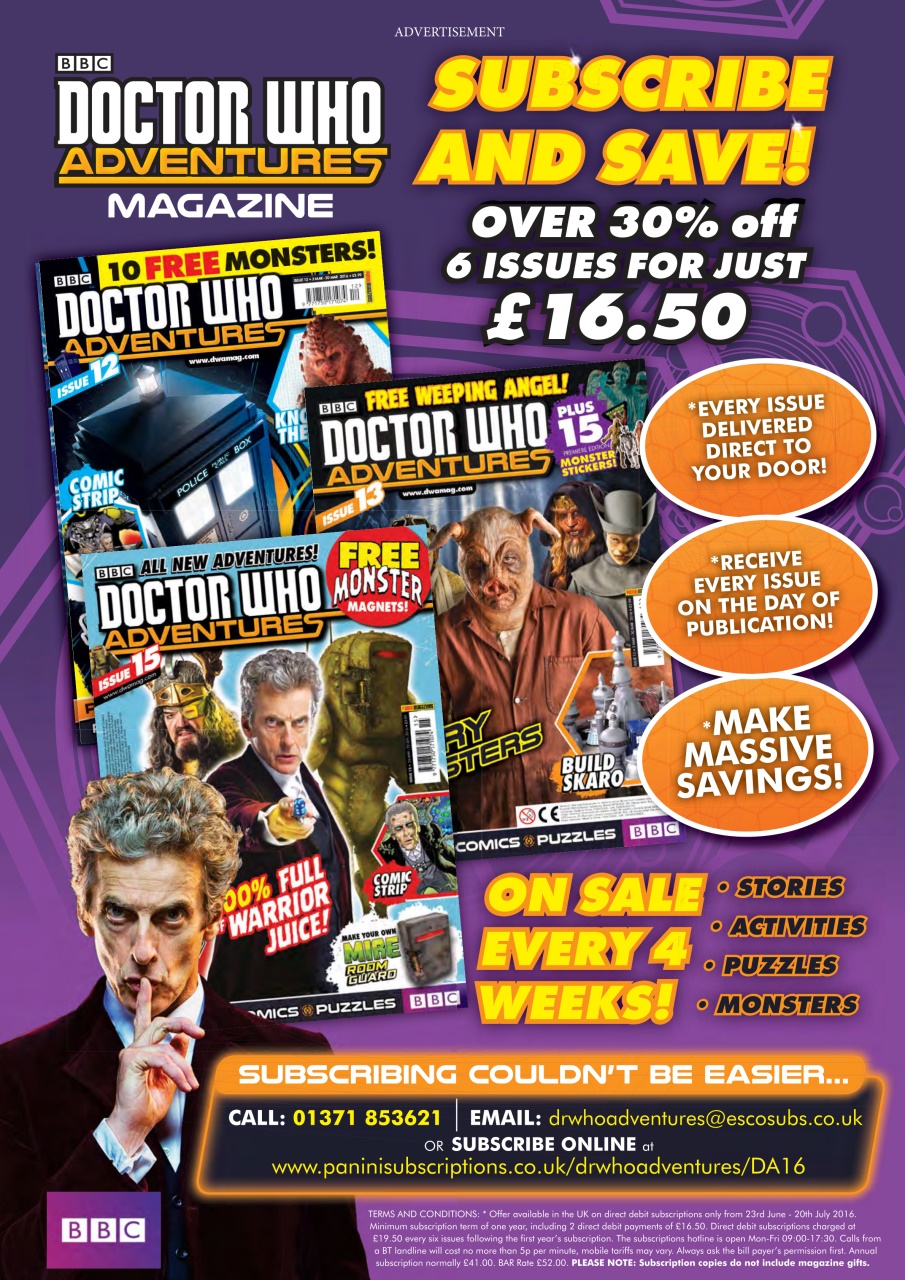 Doctor Who Adventures Magazine Preview Pages