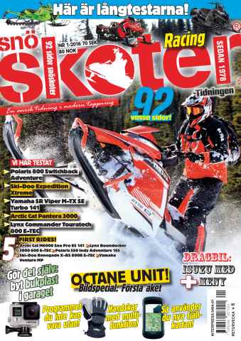Tidningen Snöskoter issue 1-2016