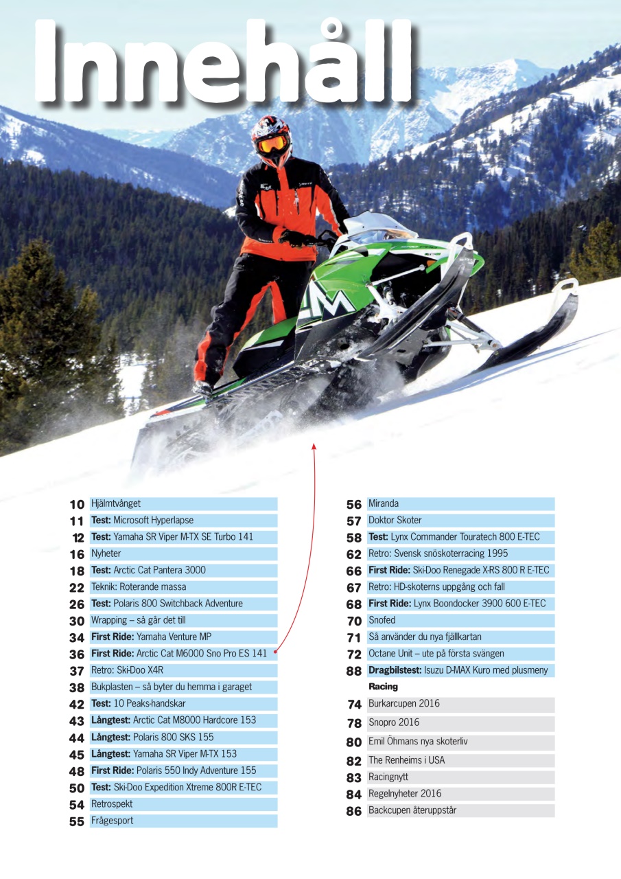 Tidningen Snöskoter Preview Pages
