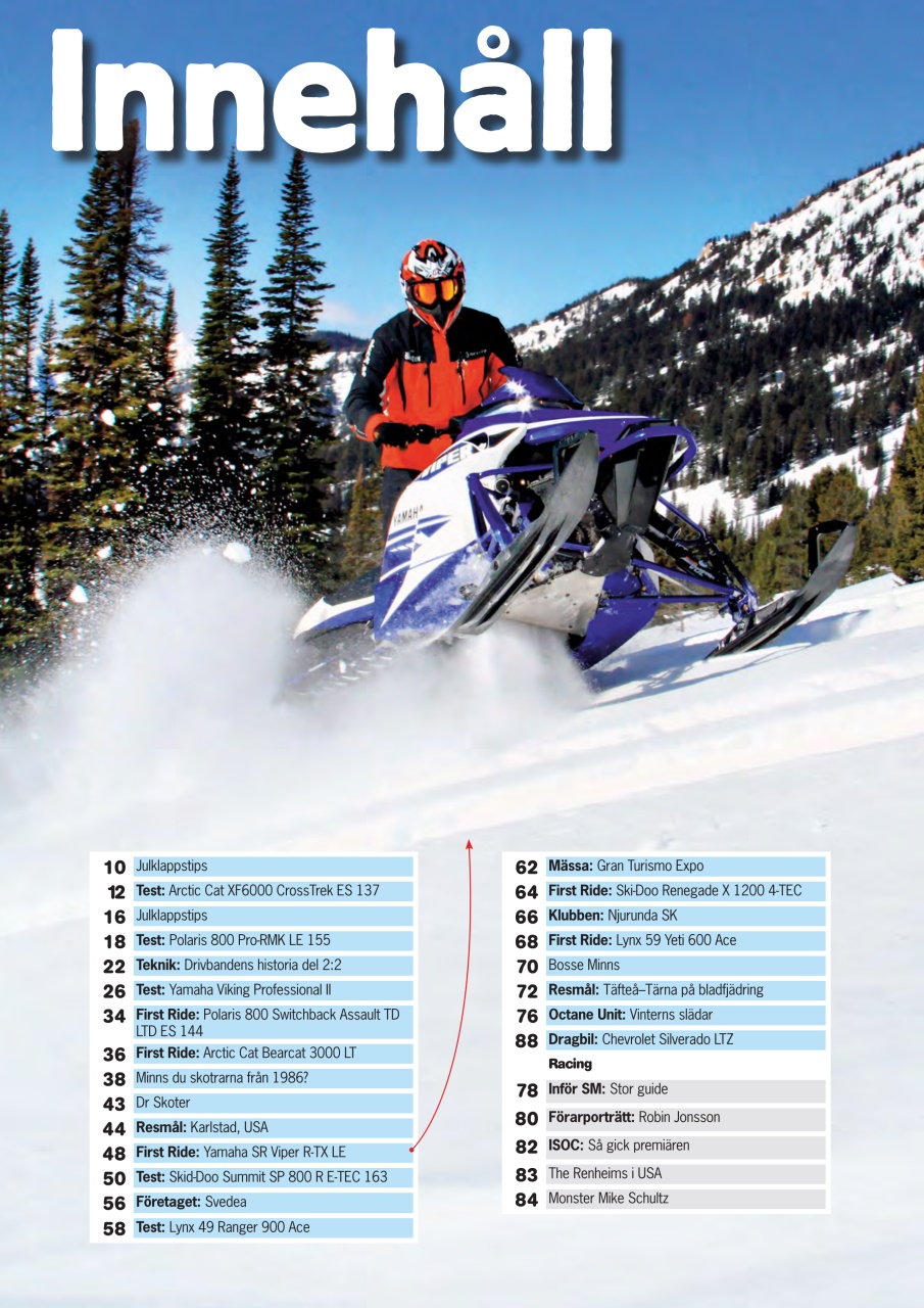 Tidningen Snöskoter Preview Pages