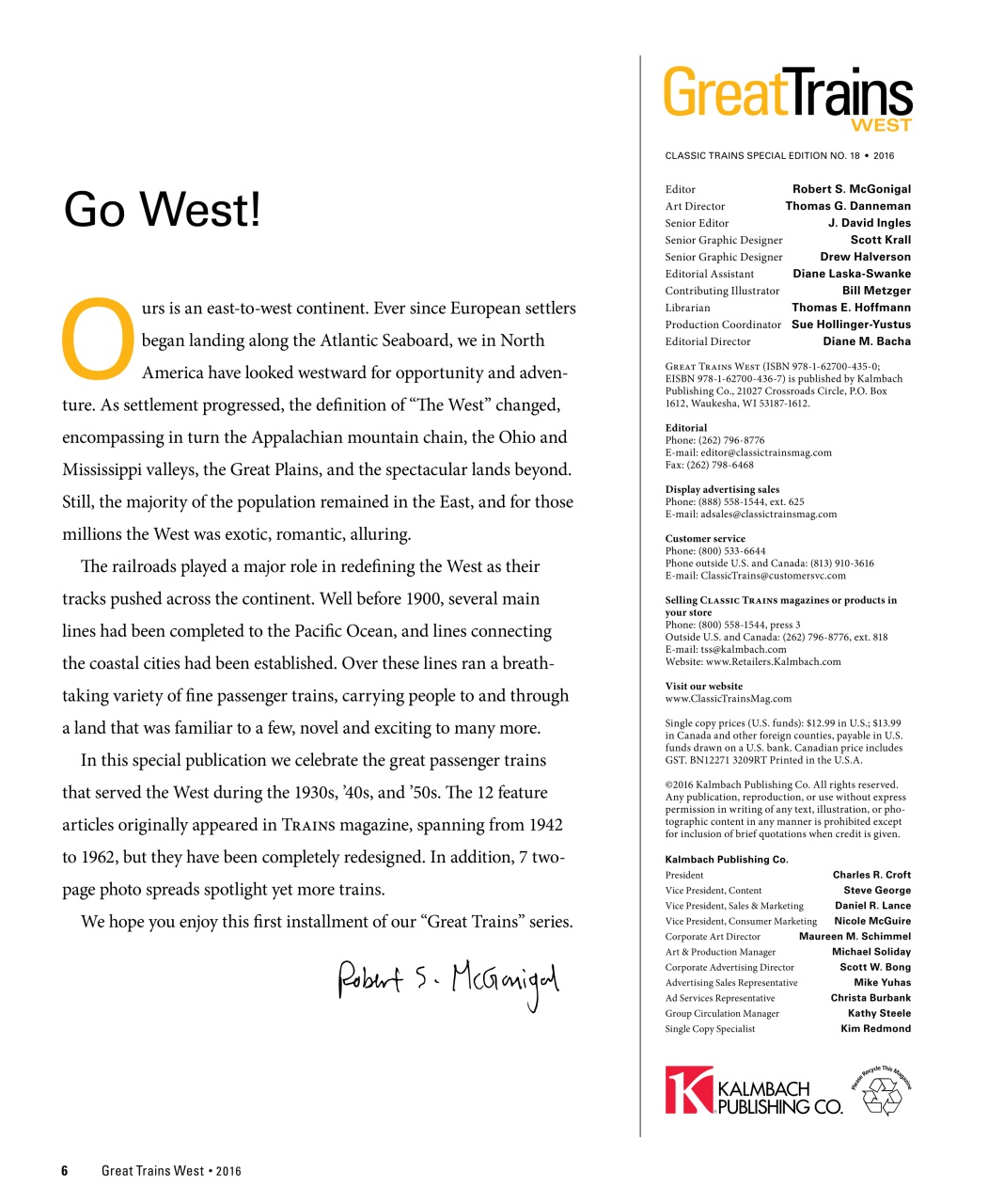 Classic Trains Preview Pages