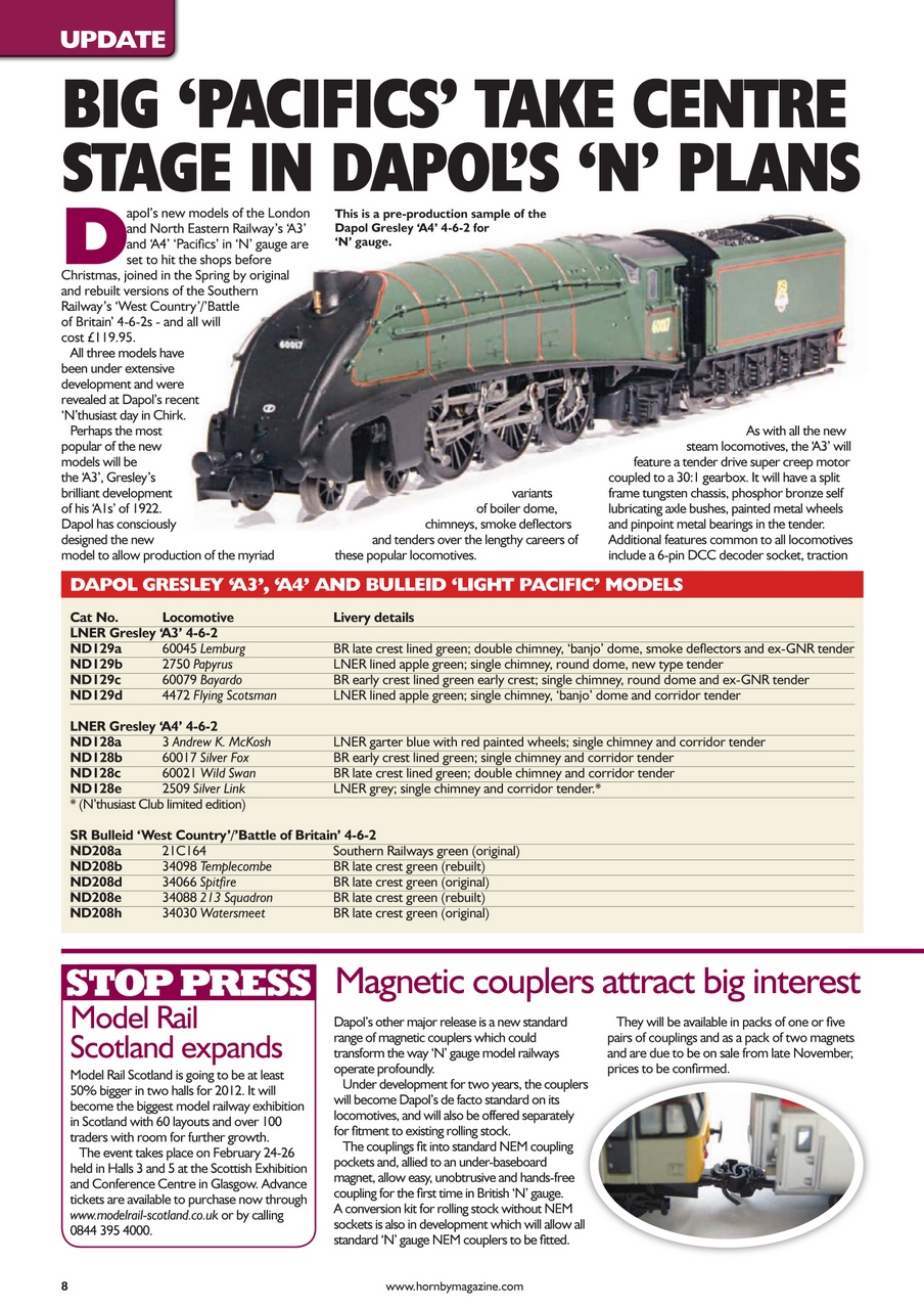Hornby Magazine Preview Pages
