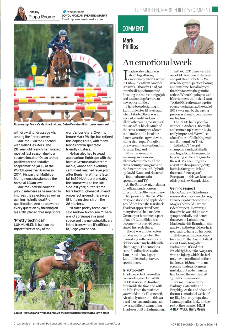 Horse & Hound Preview Pages