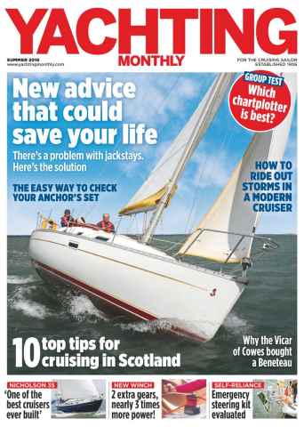 Yachting Monthly issue Summer 2016
