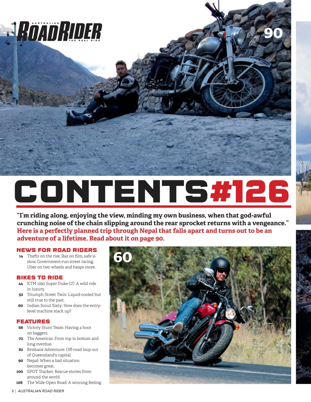 Australian Road Rider Preview Pages