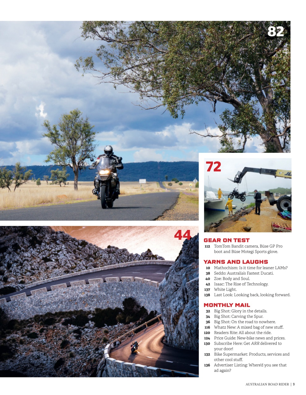 Australian Road Rider Preview Pages