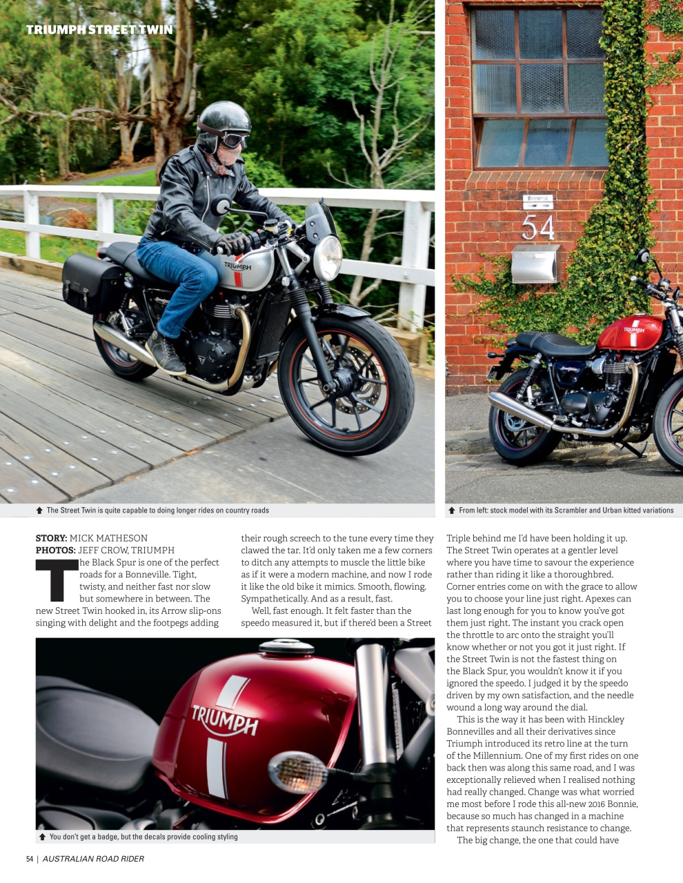 Australian Road Rider Preview Pages