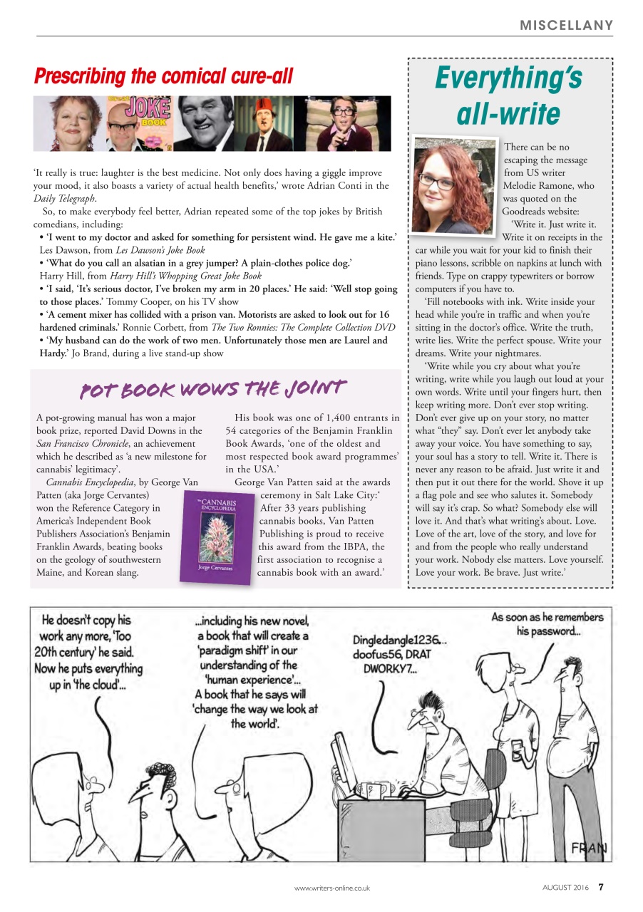 Writing Magazine Preview Pages