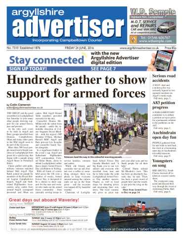 Argyllshire Advertiser issue 24th June 2016
