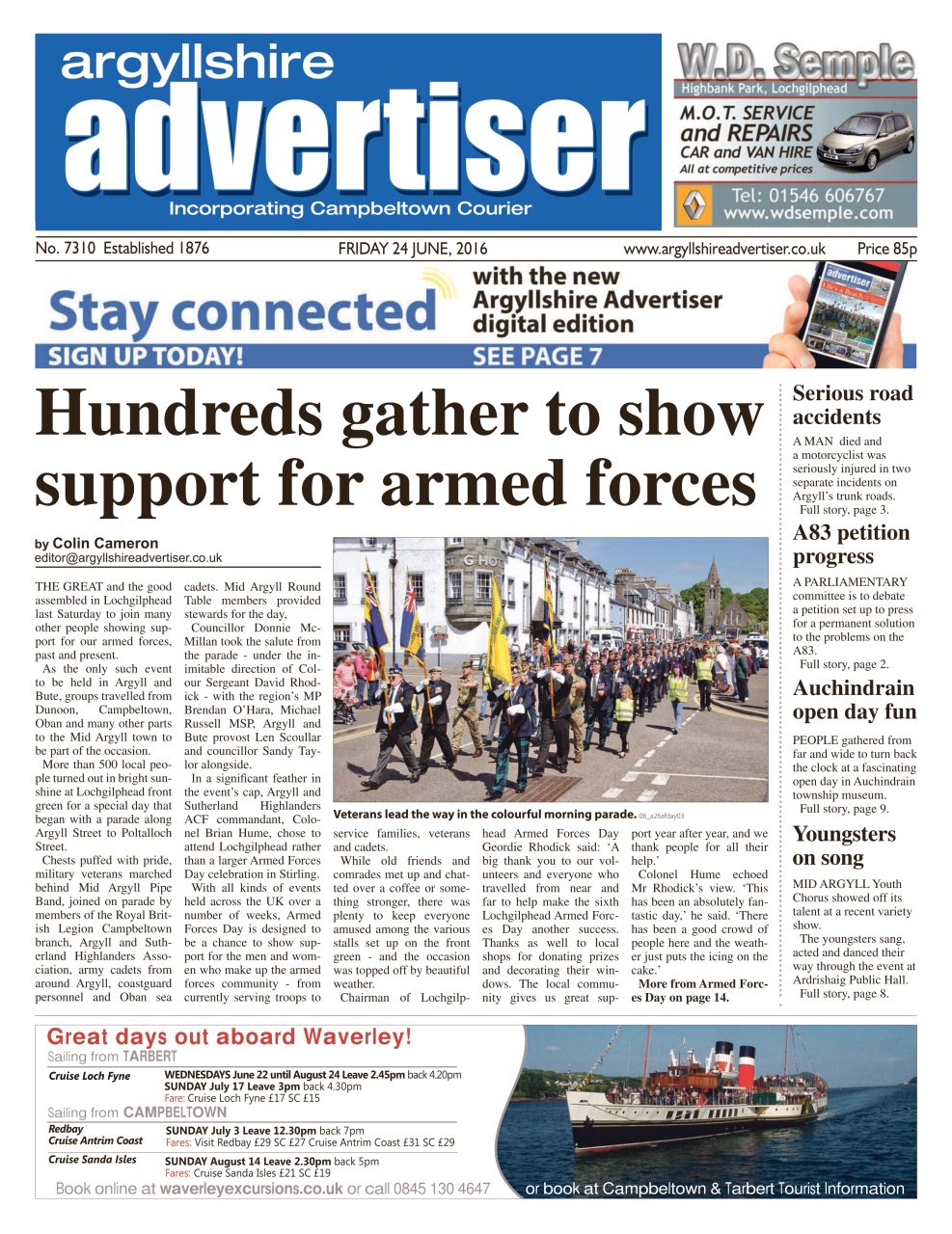 Argyllshire Advertiser Preview Pages