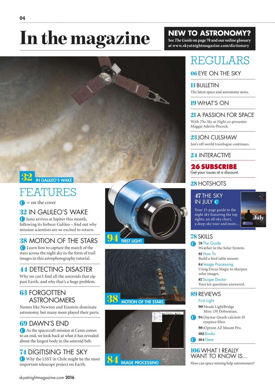 BBC Sky at Night Magazine Preview Pages