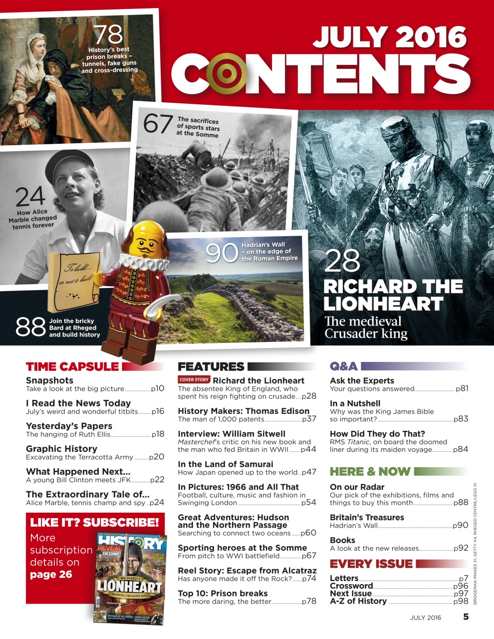 BBC History Revealed Magazine Preview Pages