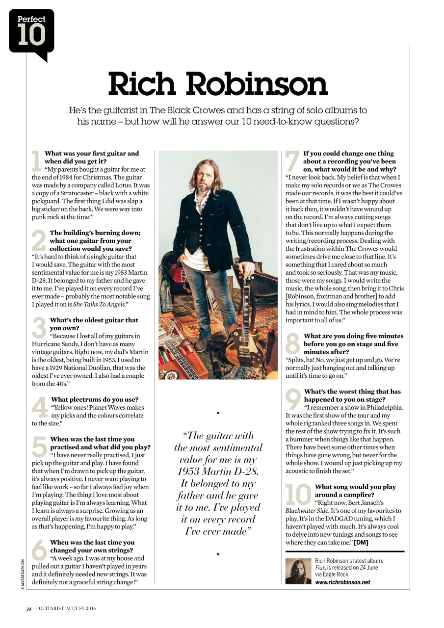 Guitarist Preview Pages