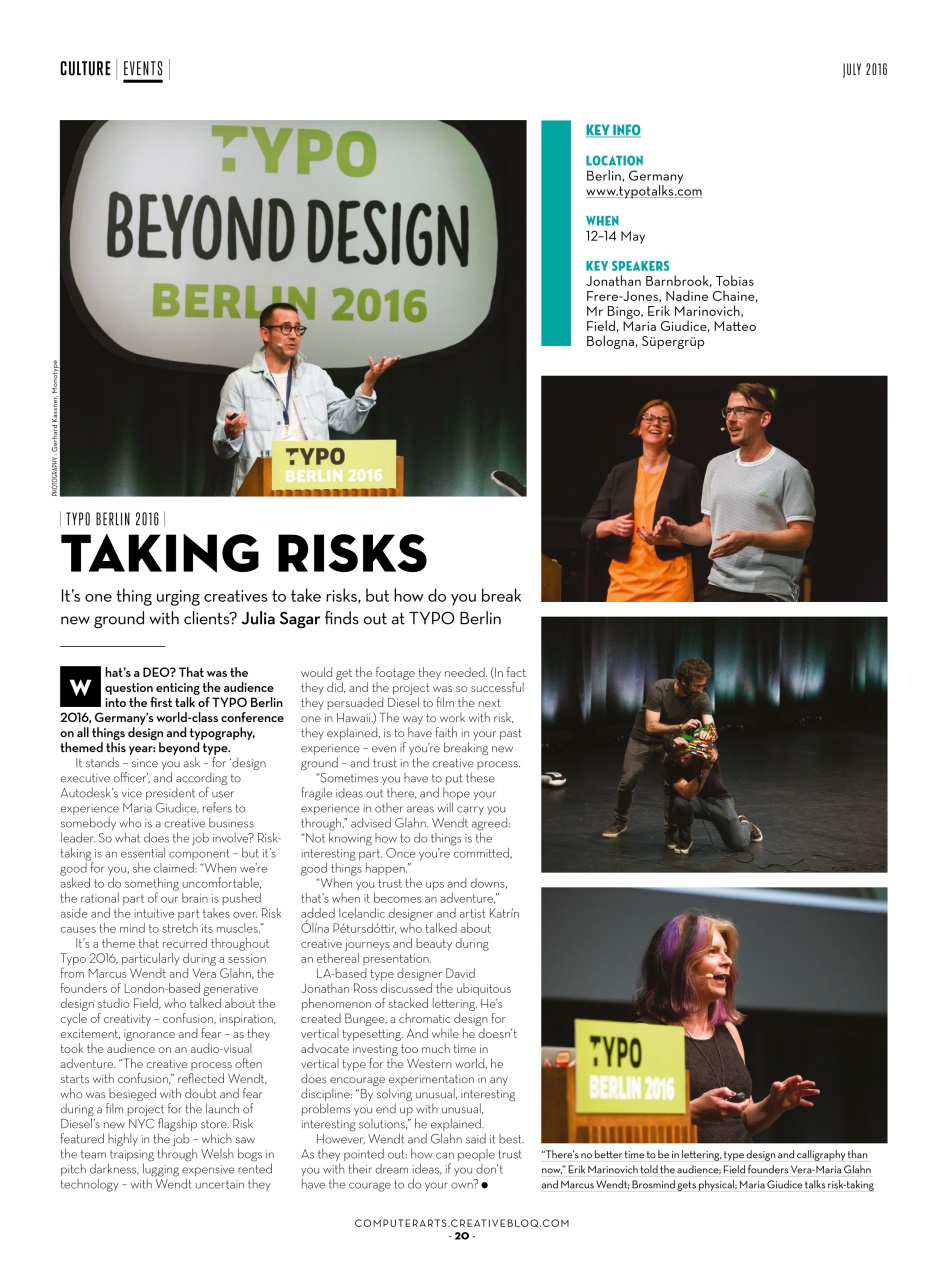 Computer Arts Preview Pages