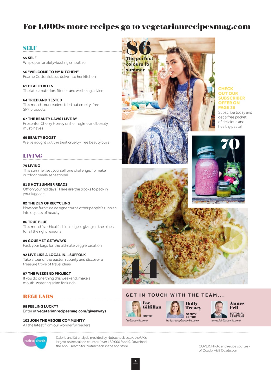 Veggie Magazine Preview Pages