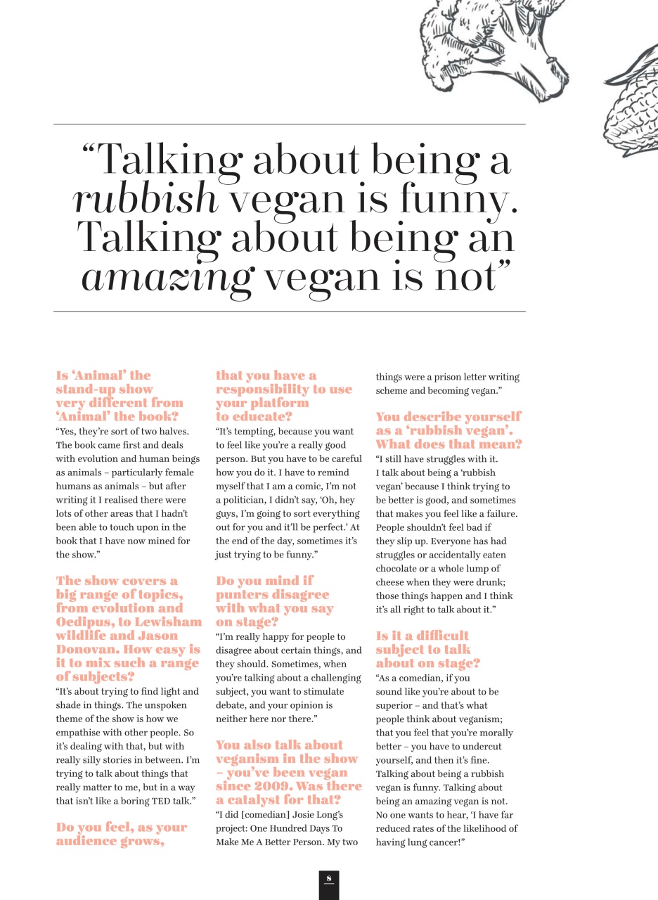 Veggie Magazine Preview Pages