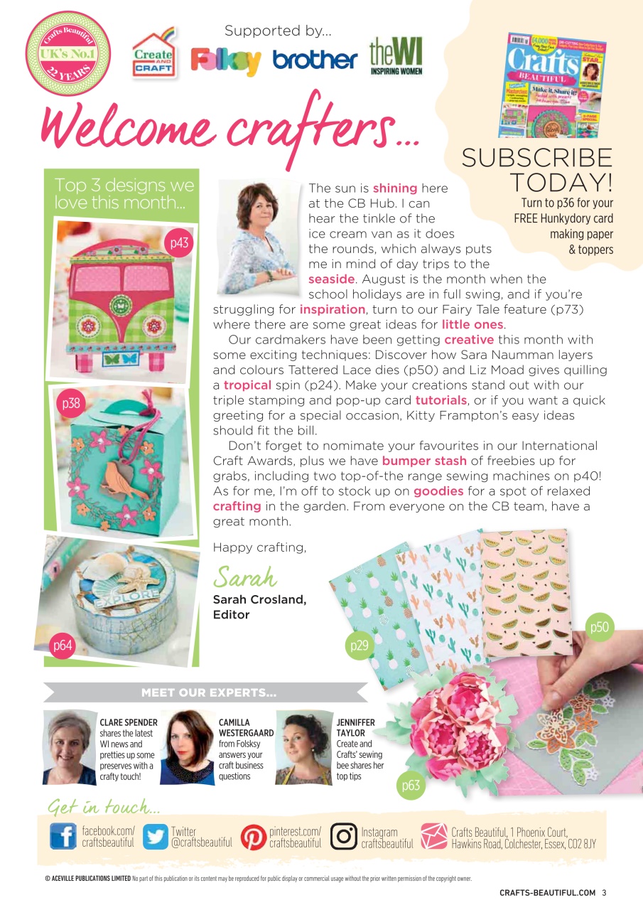 Crafts Beautiful Preview Pages