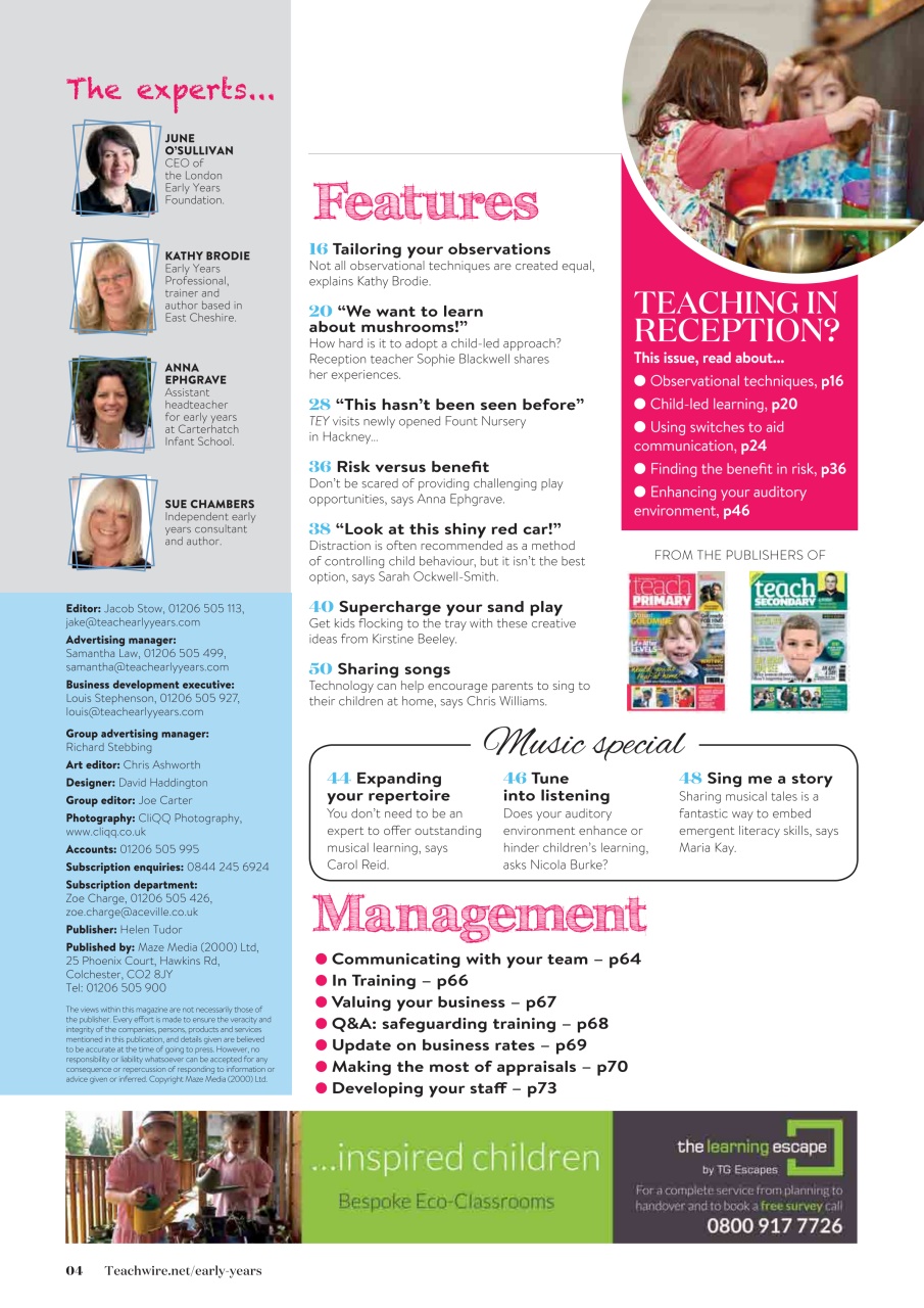 Teach Early Years Preview Pages