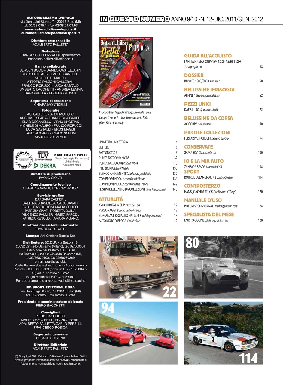 Automobilismo d'Epoca Preview Pages