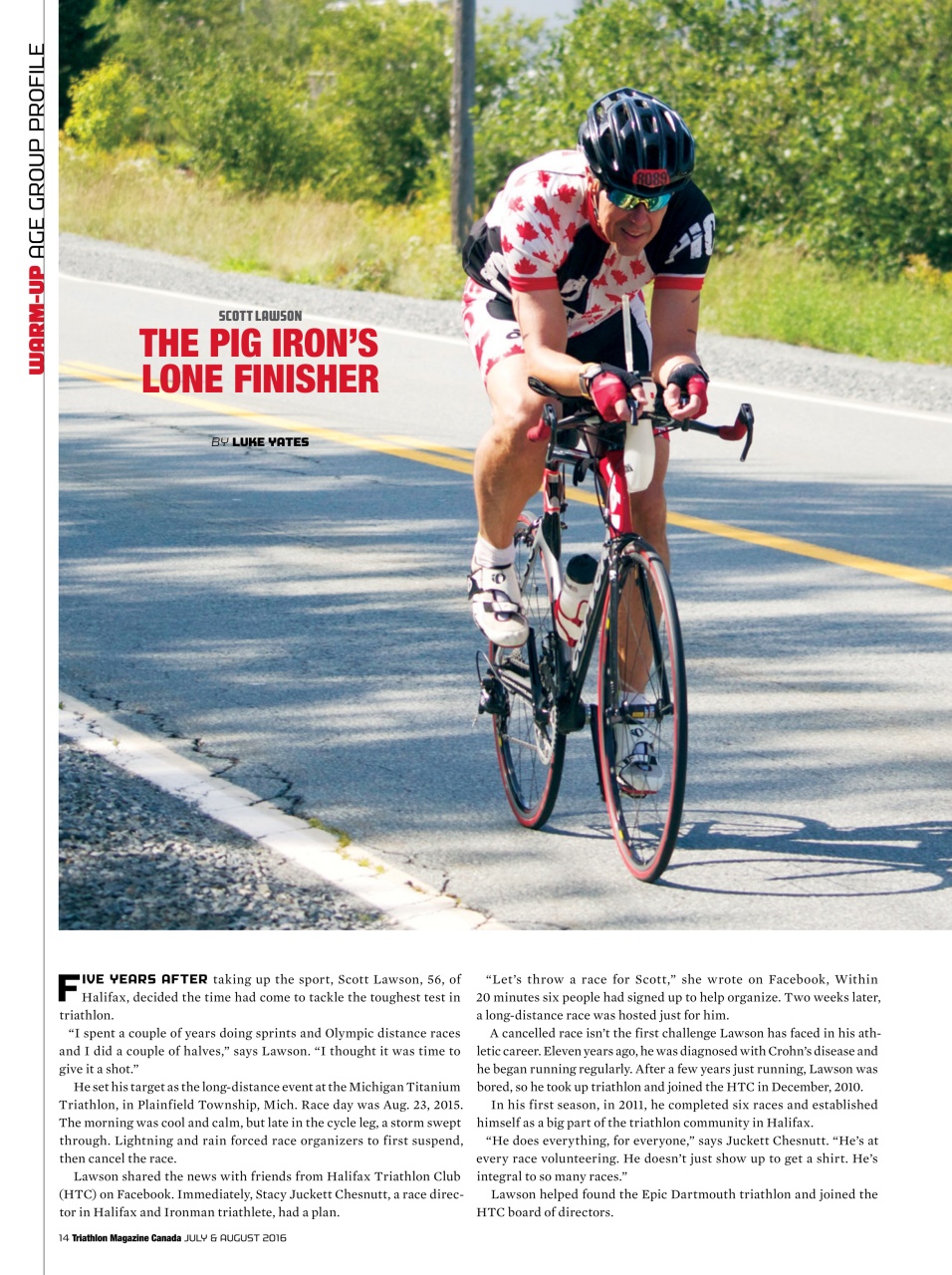 Triathlon Magazine Canada Preview Pages