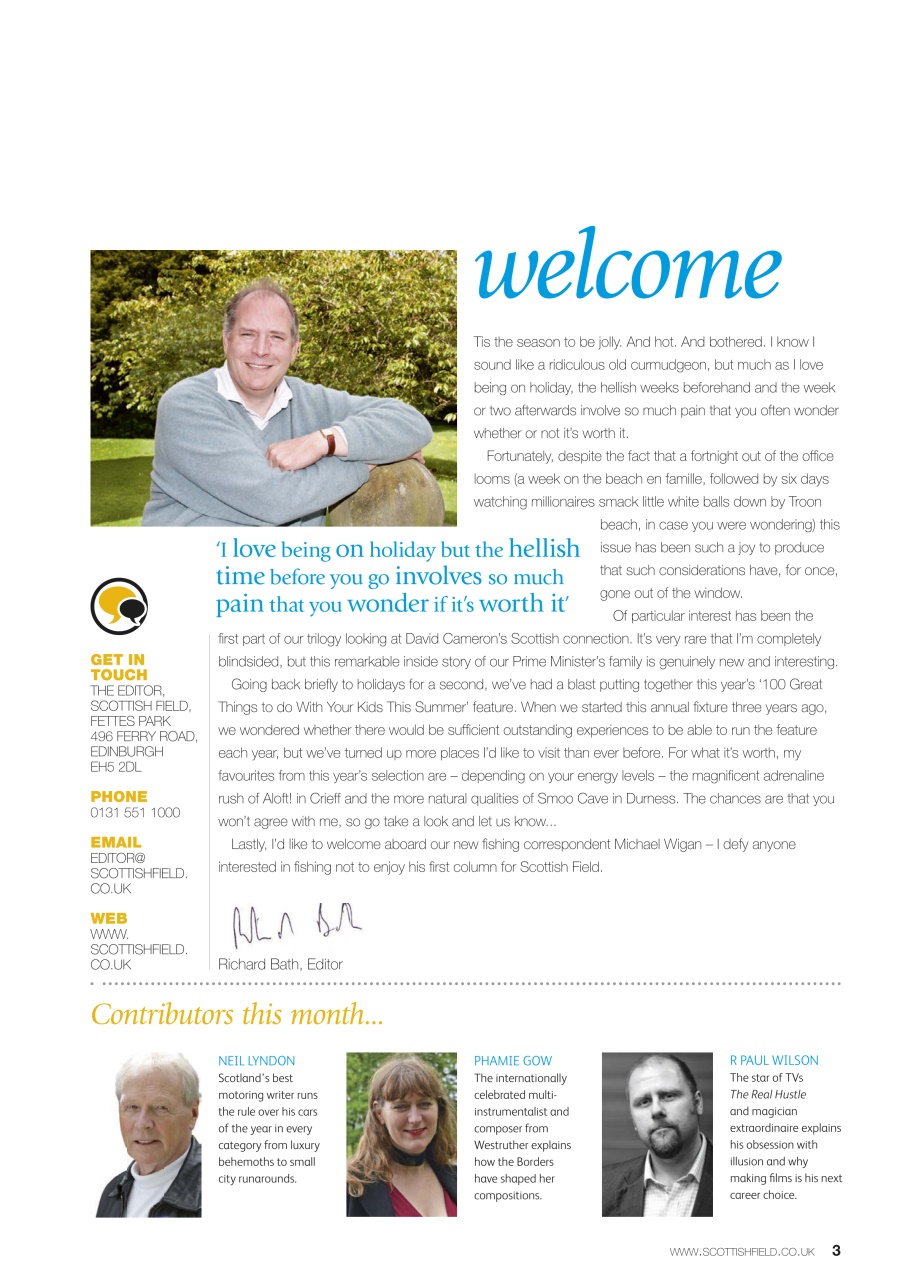 Scottish Field Preview Pages