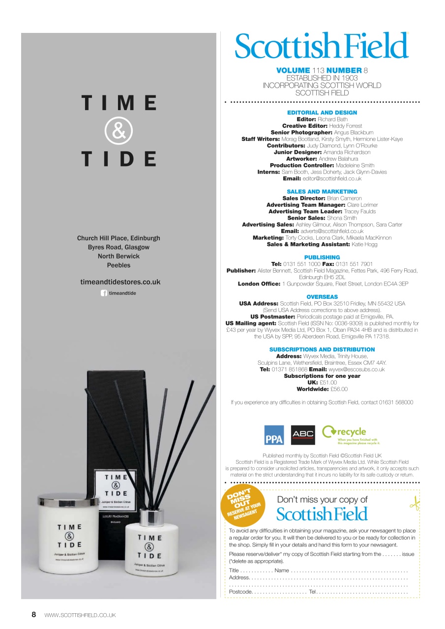 Scottish Field Preview Pages