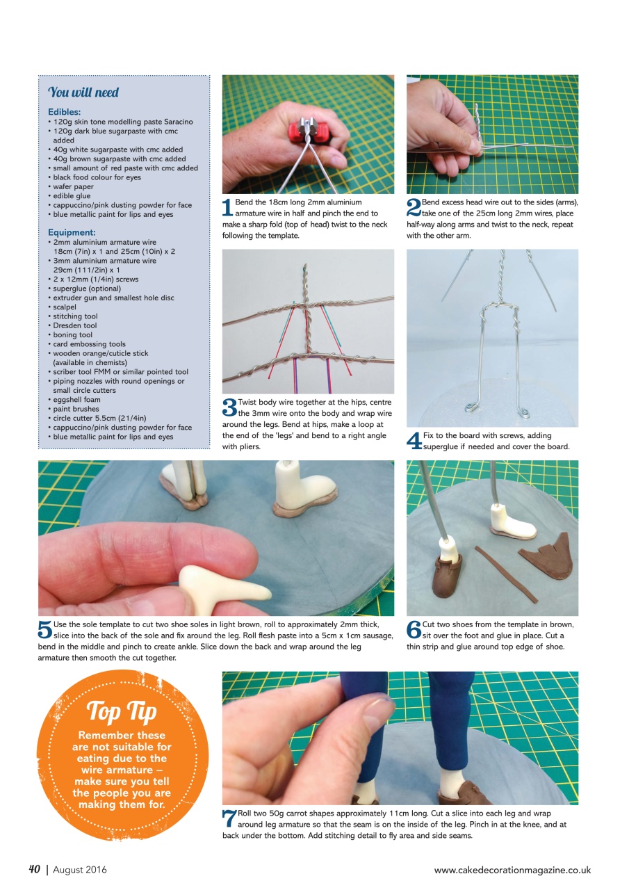 Cake Decoration & Sugarcraft Magazine Preview Pages