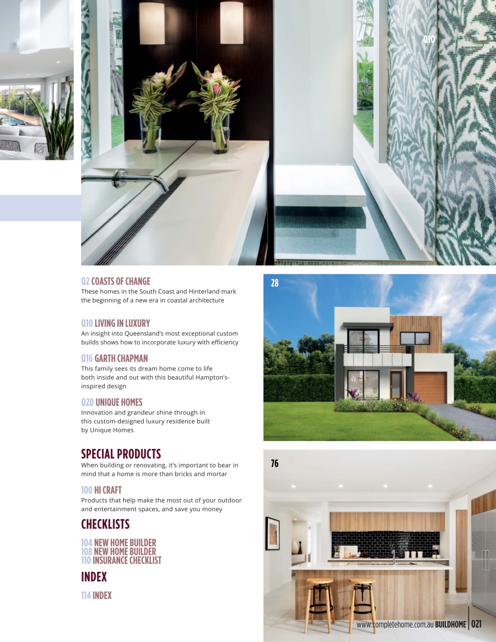 Build Home Preview Pages