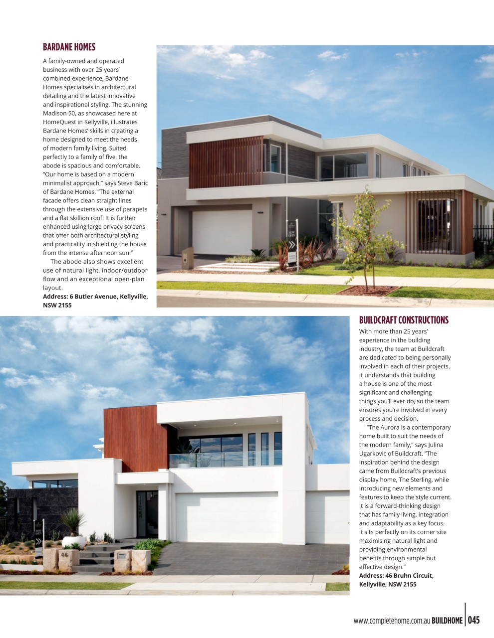 Build Home Preview Pages