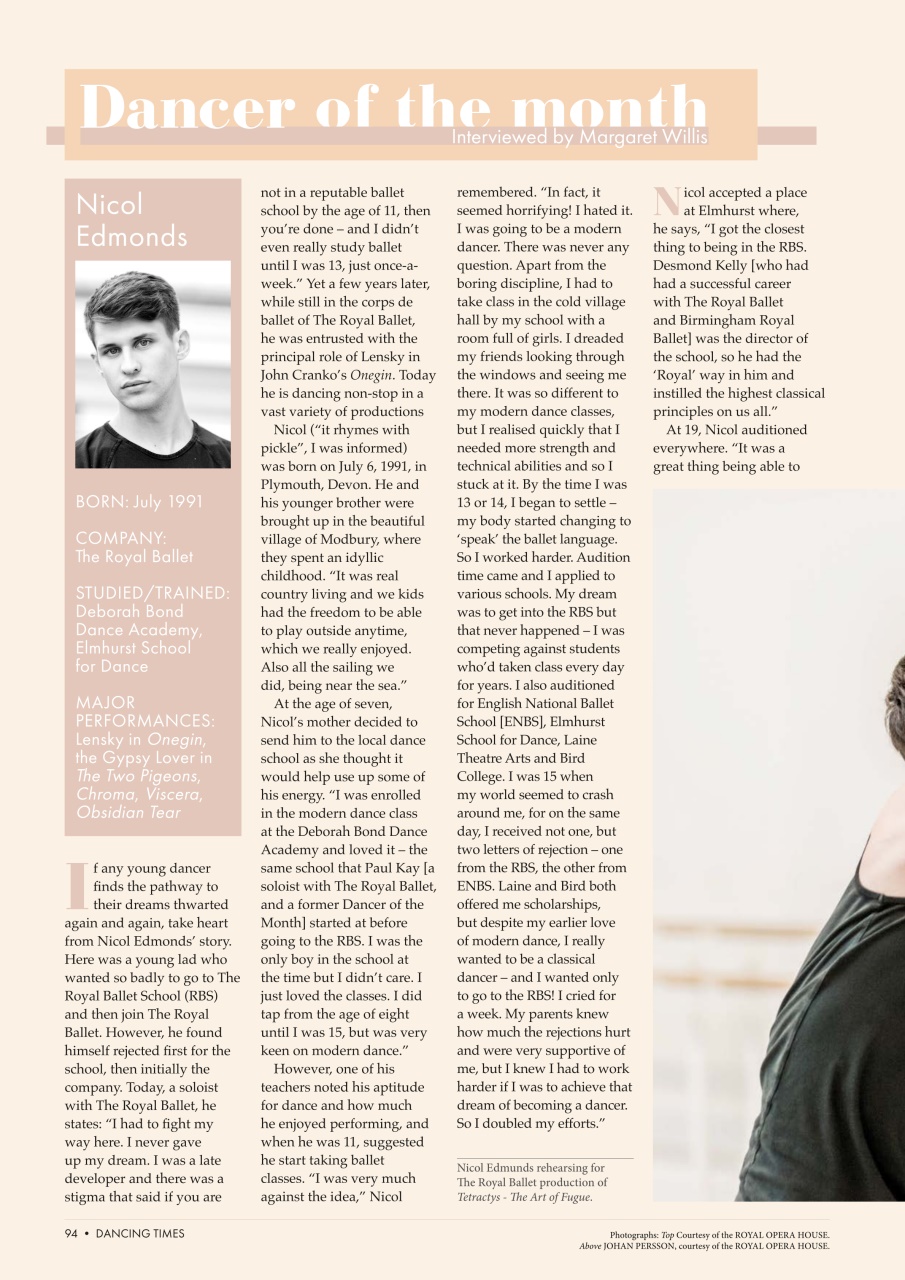 Dancing Times Preview Pages