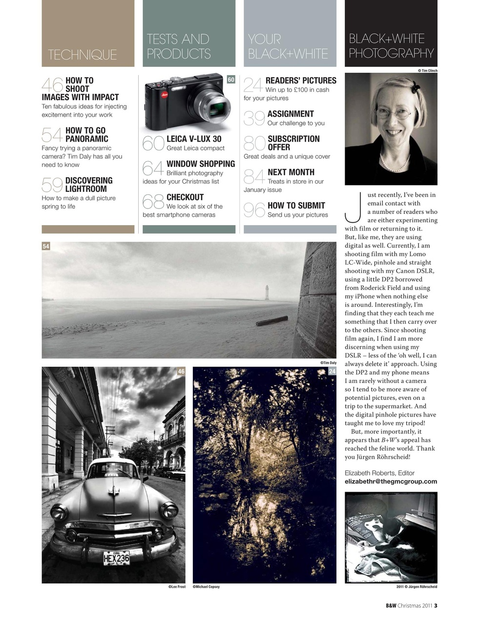 Black+White Photography Preview Pages