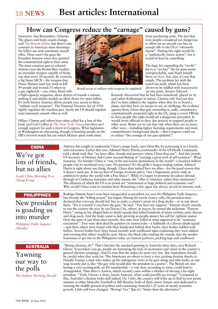 The Week Preview Pages