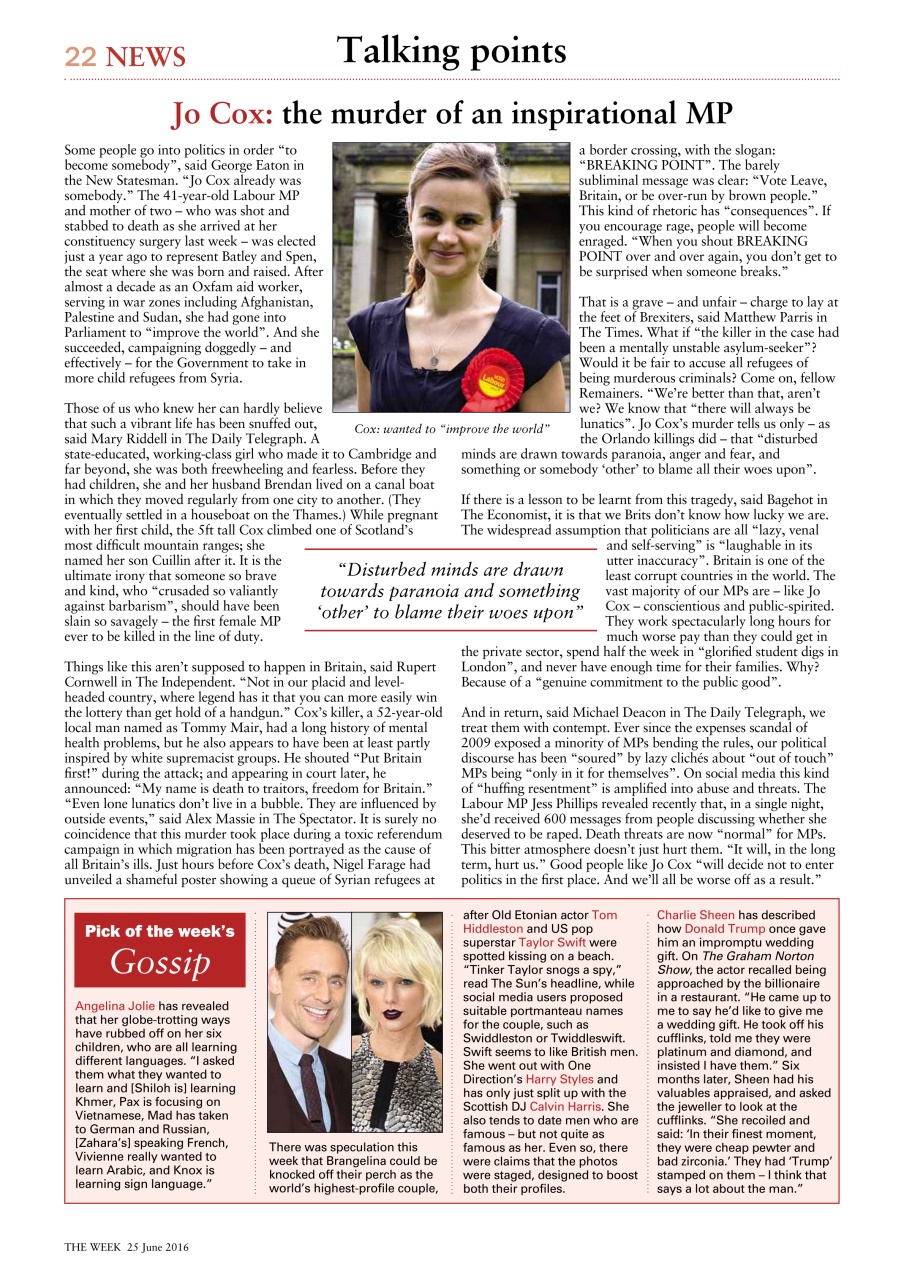 The Week Preview Pages