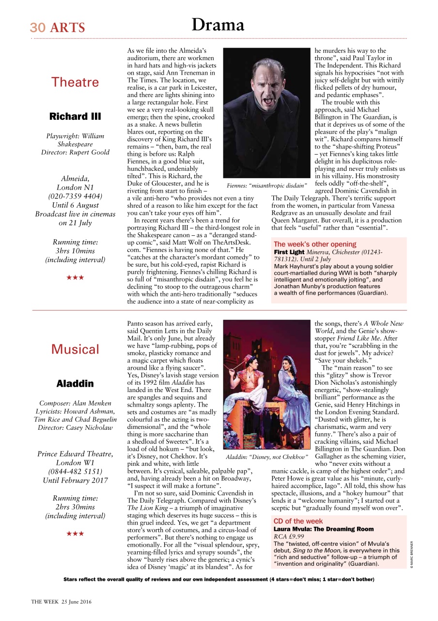 The Week Preview Pages