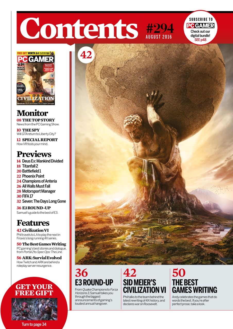 PC Gamer (UK Edition) Preview Pages