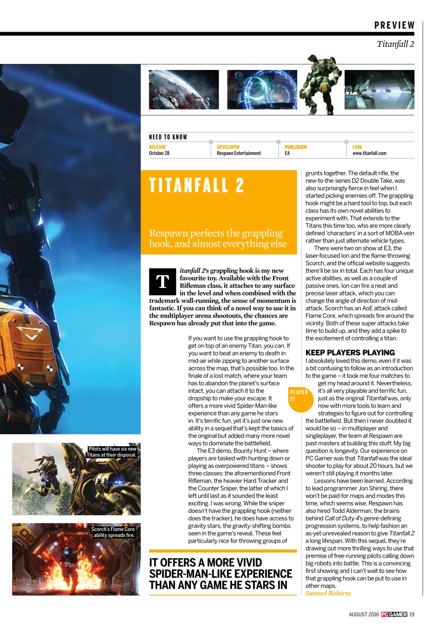 PC Gamer (UK Edition) Preview Pages