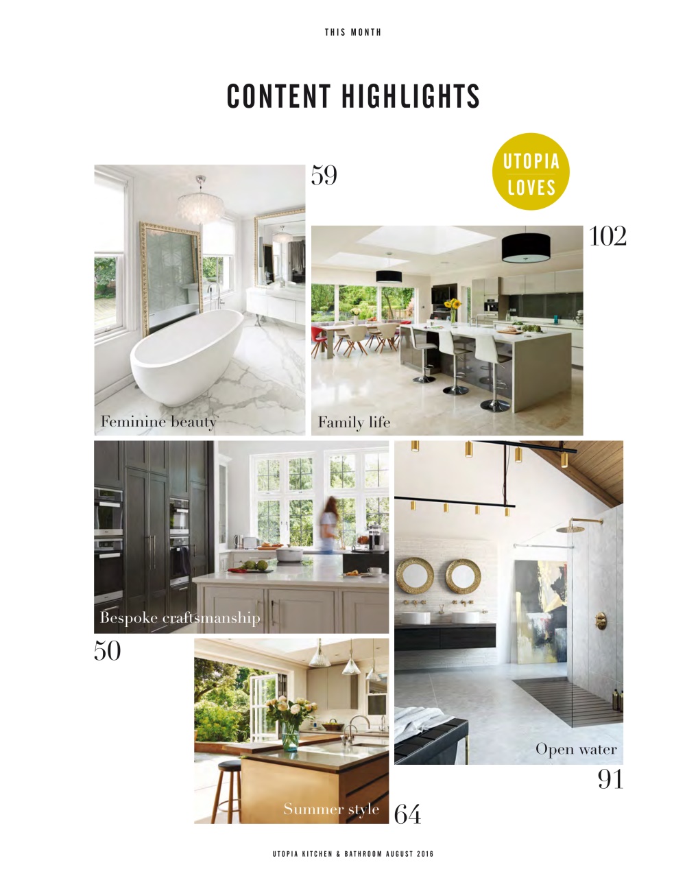 Utopia Kitchen & Bathroom Preview Pages