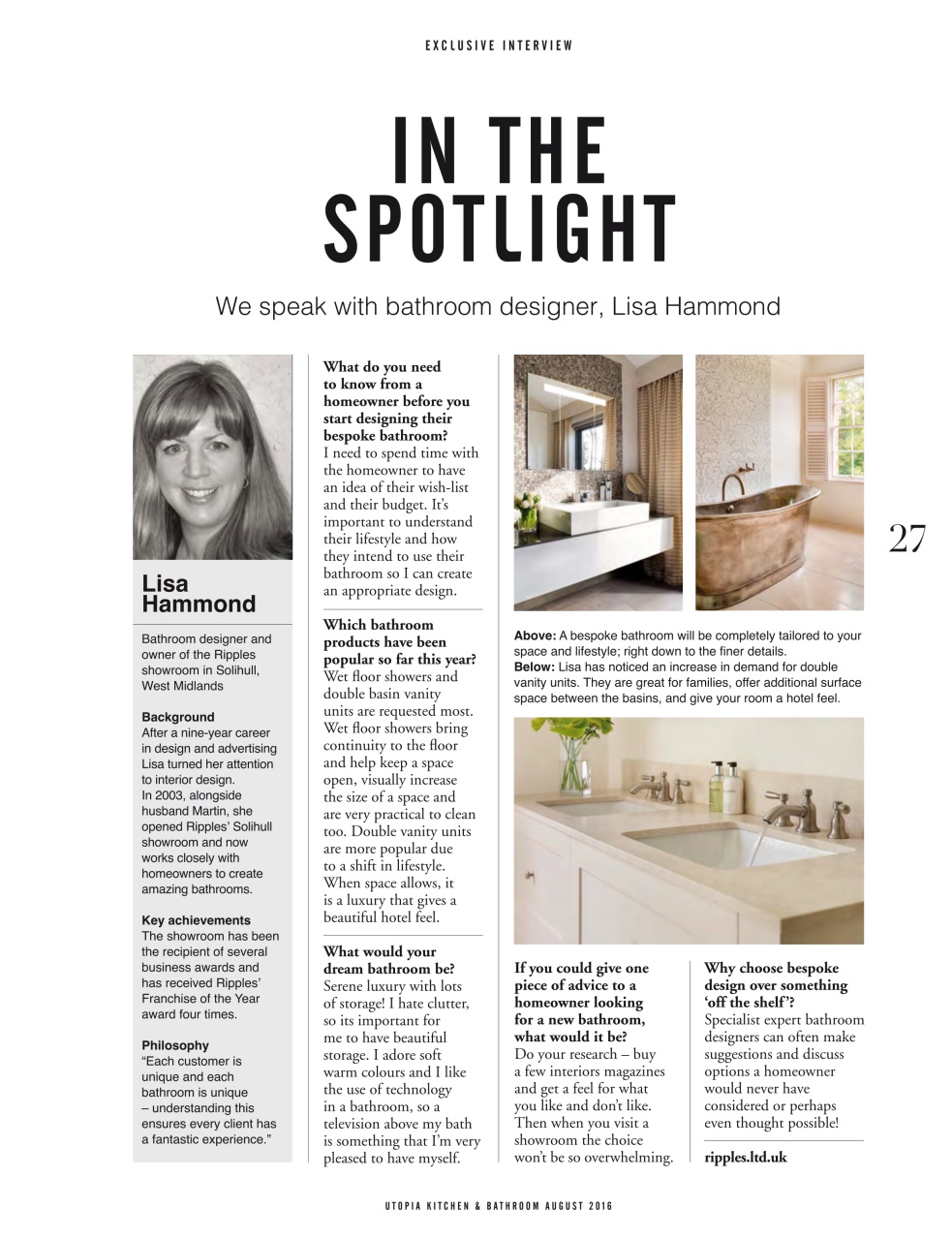 Utopia Kitchen & Bathroom Preview Pages