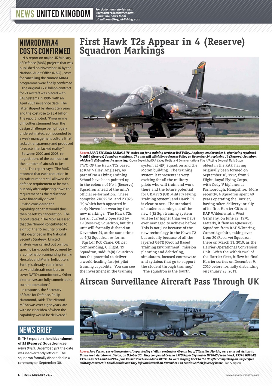 AirForces Monthly Preview Pages