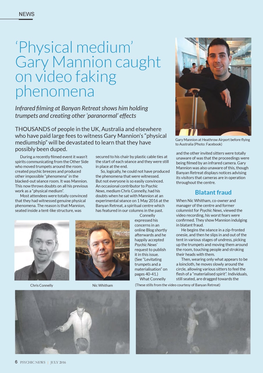 Psychic News Preview Pages