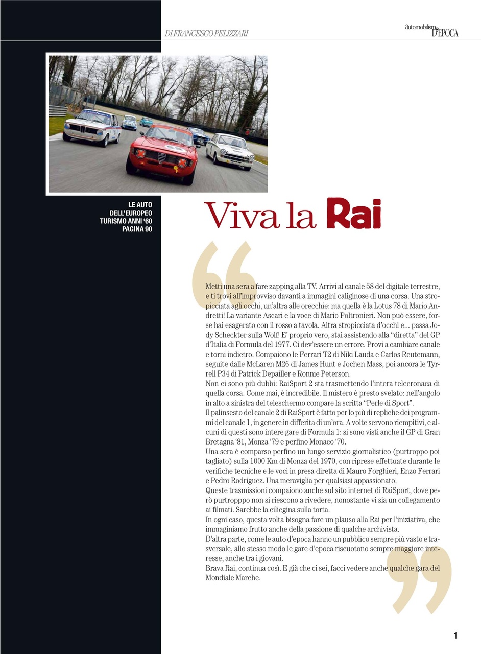 Automobilismo d'Epoca Preview Pages